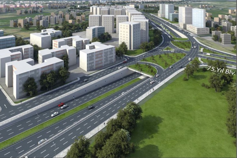 Bursa Nilüfer Durmazlar Kavşağı Ve Alt Geçit Aydınlatma Projesi